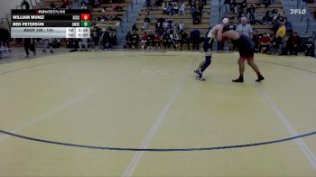 174 lbs Champ. Round 2 - Ben Peterson, UW-Eau Claire vs William Muniz, Southeastern Community College