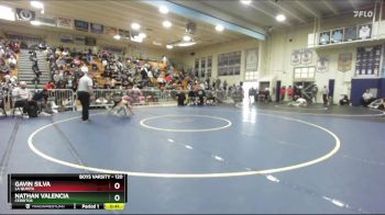 120 lbs Cons. Round 4 - Nathan Valencia, Cerritos vs Gavin Silva, La Quinta