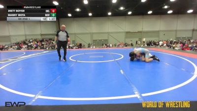 100 lbs Rr Rnd 1 - Jhett Boyer, Shelton Wrestling Academy 14U vs Manny Mota, Northern Colorado 14U