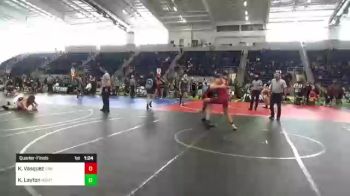 144 lbs Quarterfinal - Kai Vasquez, Driller WC vs Kelan Layton, Manti