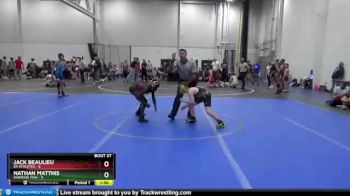 88 lbs Round 8 (10 Team) - Nathan Matthis, Diamond Fish vs Jack Beaulieu, 84 Athletes