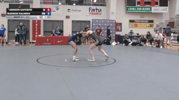 117 lbs Quarterfinal - Addison Saporito, Ottawa University vs Madison Kalamau, University Of Saint Mary