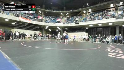 125 lbs Champ. Round 2 - Brooklyn Strelow, Unattached vs Mia Orozco, Unattached