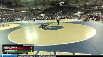 Champ. Round 2 - Cianna Helenihi, Lake Stevens (Girls) vs Jordan Brown, Stadium (Girls)