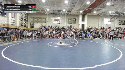 157 lbs Quarterfinal - Joseph Cavallo, Wayland vs Sean Callanan, Wakefield