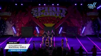 Icon Cheer Elite - Material Girls [2024 L1 Youth - D2 - A Day 2] 2024 Spirit Sports Myrtle Beach Nationals