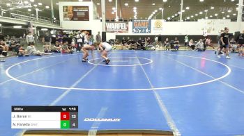 128 lbs Quarterfinal - Jack Baron, Beast Of The East vs Nico Fanella, GT Final Purge