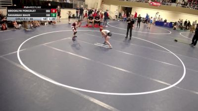 Girls K-8 - 92 Brooklyn Poncelet, Chatfield-Girls vs Savannah Maus, Farmville-Girls