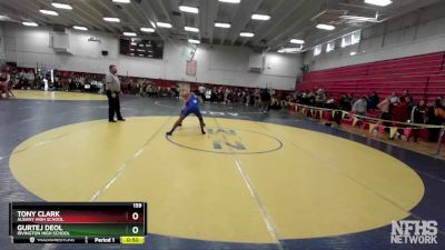 159 lbs Cons. Round 1 - Gurtej Deol, Irvington High School vs Tony Clark, Albany High School