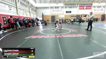 105 (107) Champ. Round 2 - Channey Schaad, Del Norte (Cresent City) vs Lilleann Stoner, Ukiah