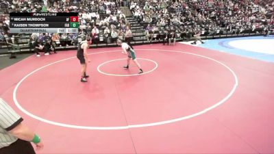 6A 144 lbs Quarterfinal - Kaisen Thompson, Farmington vs Micah Murdoch, American Fork