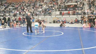 57 lbs Cons. Semis - Hattie Brown, Team Real Life Wrestling vs Penny Stevie, Lions Den Wrestling