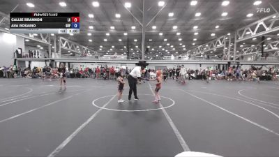 50 lbs Round 1 - Callie Brannon, Lady Assassins vs Ava Rosario, Ground Up USA