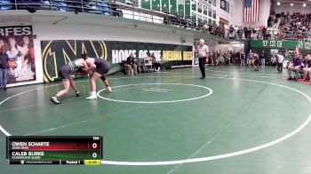 150 lbs Cons. Round 3 - Owen Scharte, Avon Ohio vs Caleb Burke, Cloverleaf (Lodi)