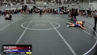 95 lbs Round 6 (8 Team) - Bella Peterson, Lady Assassins vs Calleigh McBride, MGW Lost Souls