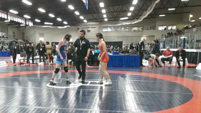 53kg Cons. Round 4 - Isabelle Chen, Bhullar Wrestling Club vs Danika Currie, Alberni Valley Wrestling Club