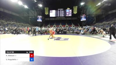 132 lbs Rnd Of 128 - Karter Watson, GA vs Uriah Auguletto, UT