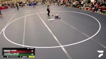 44-47 lbs Quarterfinal - Brooks Voges, Minnesota vs Maxwell Lawler, Hastings Wrestling Club