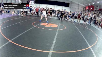 157 lbs Champ. Round 2 - Matt Janieszewski, Seasons Freestyle Club vs Ethan White, Michigan