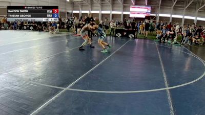 120 lbs Cons. Round 3 - Kayden Smith, Utah vs Tristan George, Colorado