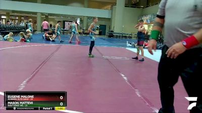 90 lbs Semis & 3rd Wb (16 Team) - Eugene Malone, Alabama Elite Gold vs Mason Mattevi, Gulf Coast WC