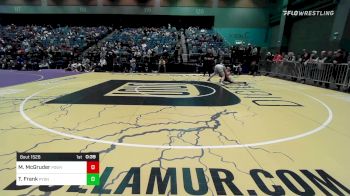 152 lbs Consi Of 8 #2 - Mikey McGruder, Poway - B vs Trevor Frank, Payson