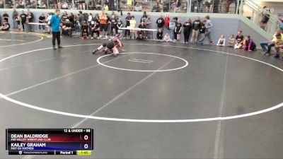 98 lbs Quarterfinal - Kailey Graham, Mat-Su Matmen vs Dean Baldridge, Mid Valley Wrestling Club