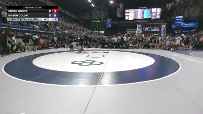 132 lbs Cons. Sub-rd Of 64 - Brody Gohde, Montana vs Mason Colon, Texas
