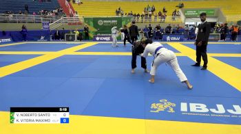 VITORIA NOBERTO SANTOS vs KAUANNE VITORIA MAXIMO DE BRITO 2024 Brasileiro Jiu-Jitsu IBJJF