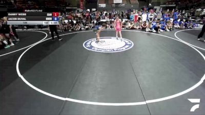 126 lbs Danny Webb, SAWA - Sacramento Area Wrestling Association vs Jacob Duval, MDWA - Mount Diablo Wrestling Association