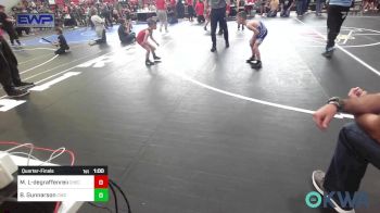 49 lbs Quarterfinal - Maverick Lee-degraffenreid, Checotah Matcats vs Blayde Gunnarson, Claremore Wrestling Club