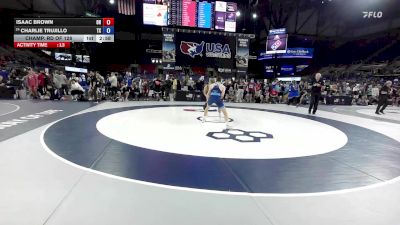 132 lbs Champ. Rd Of 128 - Isaac Brown, OH vs Charlie Trujillo, TX