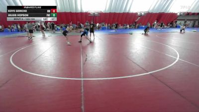 123-124 lbs Round 1 - Julius Hopson, FZ Wrestling Club vs Koye Gericke, Waukee Warriors