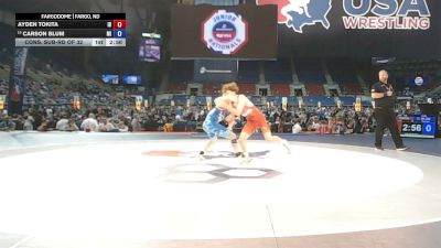 126 lbs Cons. Sub-rd Of 32 - Ayden Tokita, Idaho vs Carson Blum, Michigan