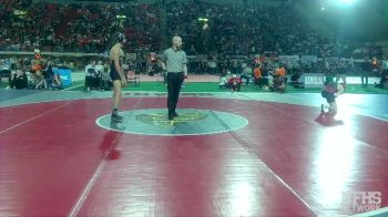 3A 120 lbs Champ. Round 1 - John Wingfield, Timberlake vs Evan Simms, American Falls