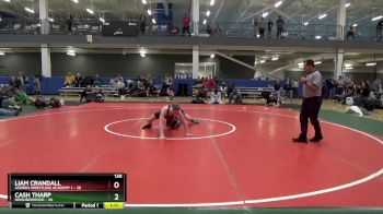 130 lbs Round 3 (16 Team) - Liam Crandall, Askren Wrestling Academy 1 vs Cash Tharp, Neighborhood