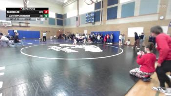 155lbs Champ. Round 3 - Caitriona Wieber, Everett (Girls) vs Tairen Lee, Orting (Girls)