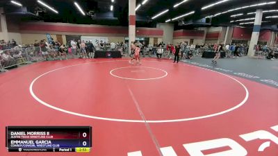 144 lbs Champ. Round 2 - Daniel Morriss Ii, Austin Texas Wrestling Club vs Emmanuel Garcia, Cowboy/Cowgirl Wrestling Club