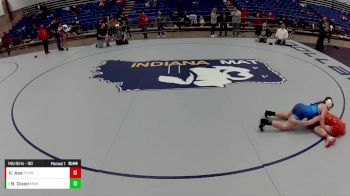 14U Girls - 90 lbs 3rd Place Match - Kylie Asa, The Fort Hammers Wrestling vs Brooke Dixon, Mayo Quanchi Wrestling