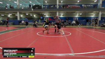 85 lbs Round 2 (6 Team) - Braxton Knott, St. Paris Graham vs Gavin Okonski, Oregon Clay