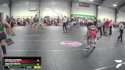 120 lbs Cons. Semi - Jodain Summers, Rogue Wrestling vs Preston Brass, Storm