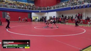 190 lbs Quarterfinal - Aleksandar Tatum, Hobart vs Colin Weiand, Rochester