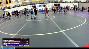 83 lbs Cons. Round 1 - Rafael Hadad, International Gryphons Wrestling Club vs Maximus Hutchinson, Indiana