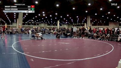 165 lbs Round 1 (6 Team) - Isaiah Stevens, Spartan WC vs Brody Cowen, BRAWL Silver