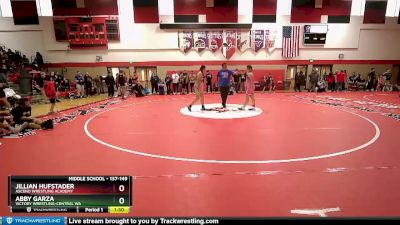 137-149 lbs Round 1 - Jillian Hufstader, Ascend Wrestling Academy vs Abby Garza, Victory Wrestling-Central WA