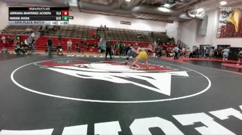 235 lbs 15th Place Match - Adriana Martinez Acosta, Thomas Jefferson vs Reese Rose, Severance