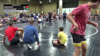 80 lbs Round 4 (6 Team) - Aiden Meche, Louisiana Mudbugs vs Maddox Bruchez, Rebel Wrestling