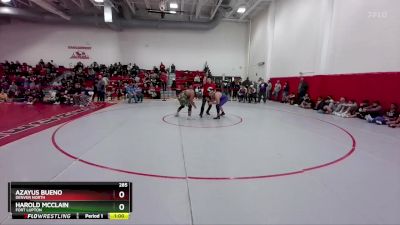 285 lbs Cons. Round 2 - Azayus Bueno, Denver North vs Harold McClain, Fort Lupton