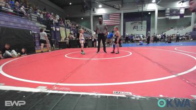 52-55 lbs Semifinal - Chapman Butler, Mannford Pirate Youth Wrestling vs Bradley Shadwick, Berryhill Wrestling Club
