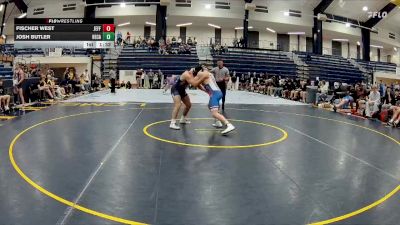 175 lbs Quarters & 1st Wb (16 Team) - Fischer West, Jefferson vs Josh Butler, Heritage-Catoosa